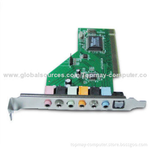 PCI Sound Card with Full Duplex 64-bit PCI Bus Master/Advance MPC3 Compliant Input/Output Mixed